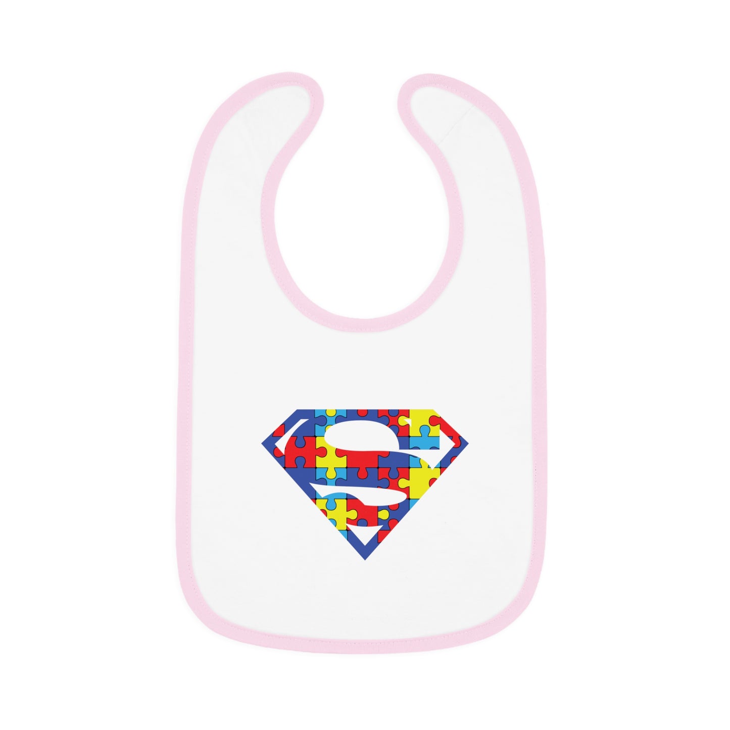 Autism Superman Jersey Bib